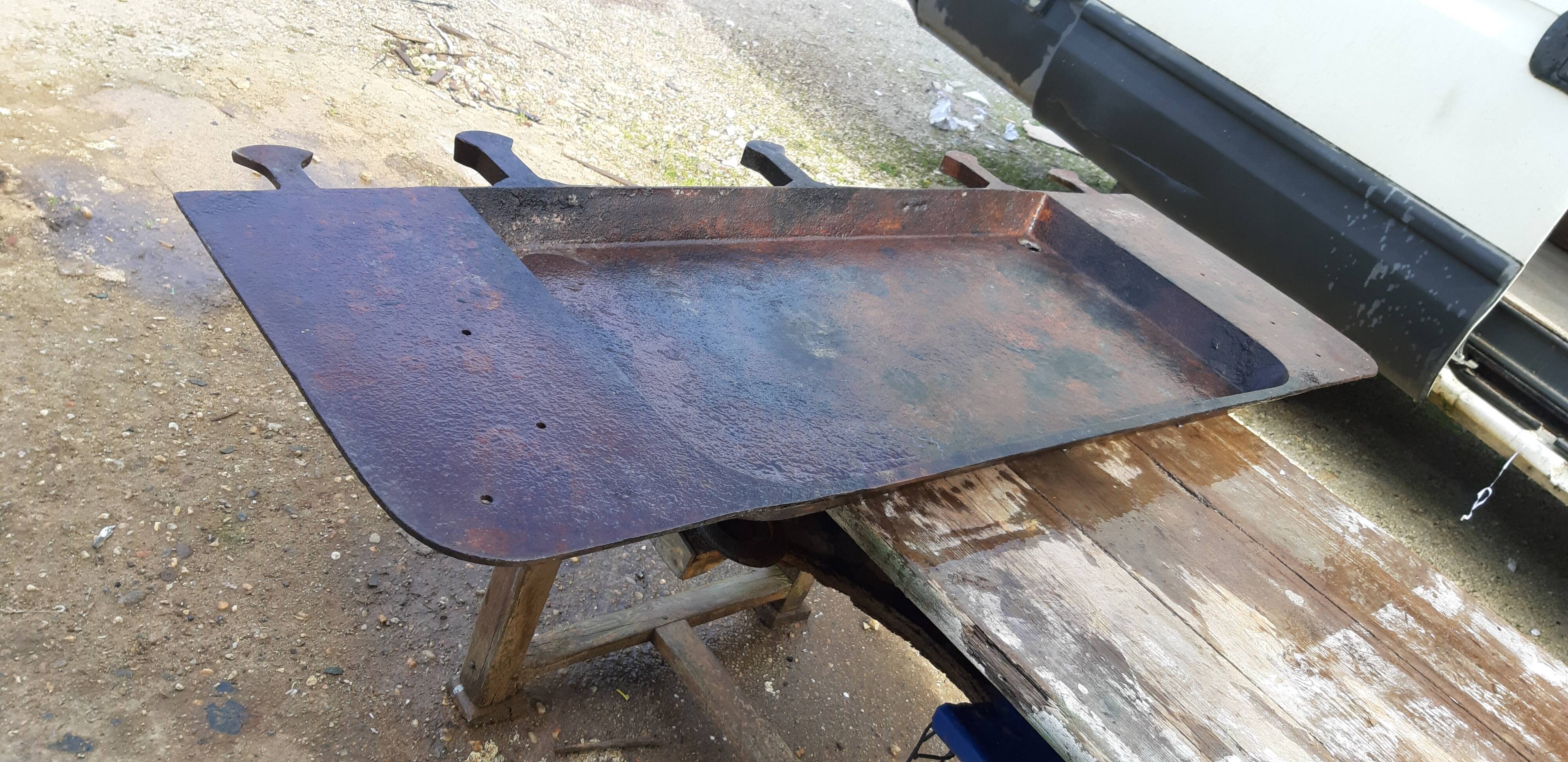 Industrial garage cast iron sink