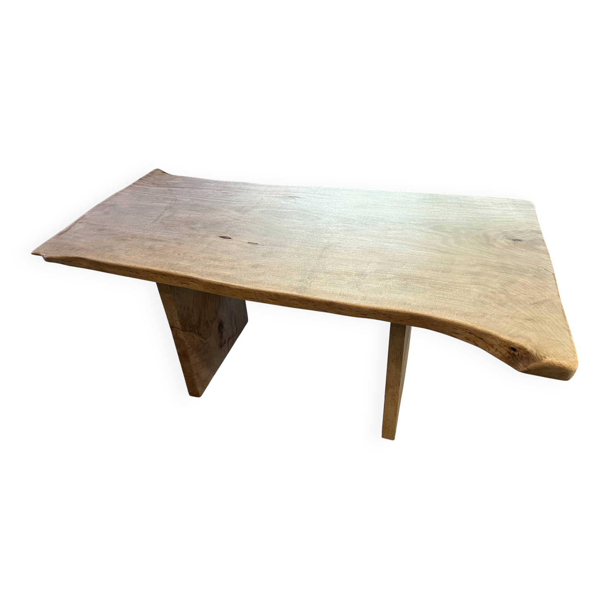 Dining table carved from solid wood - unique piece