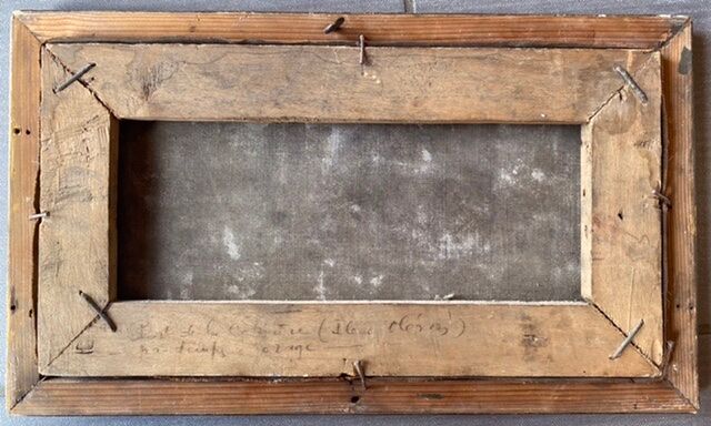 Ancient painting, Marine , signed and dated 1935