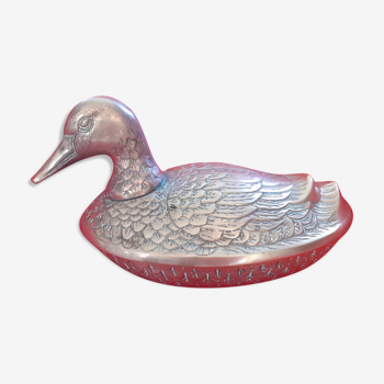 Duck box in bronze