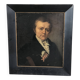 Antique Vintage Portrait Oil Painting of a Dutch Gentleman, 19th century