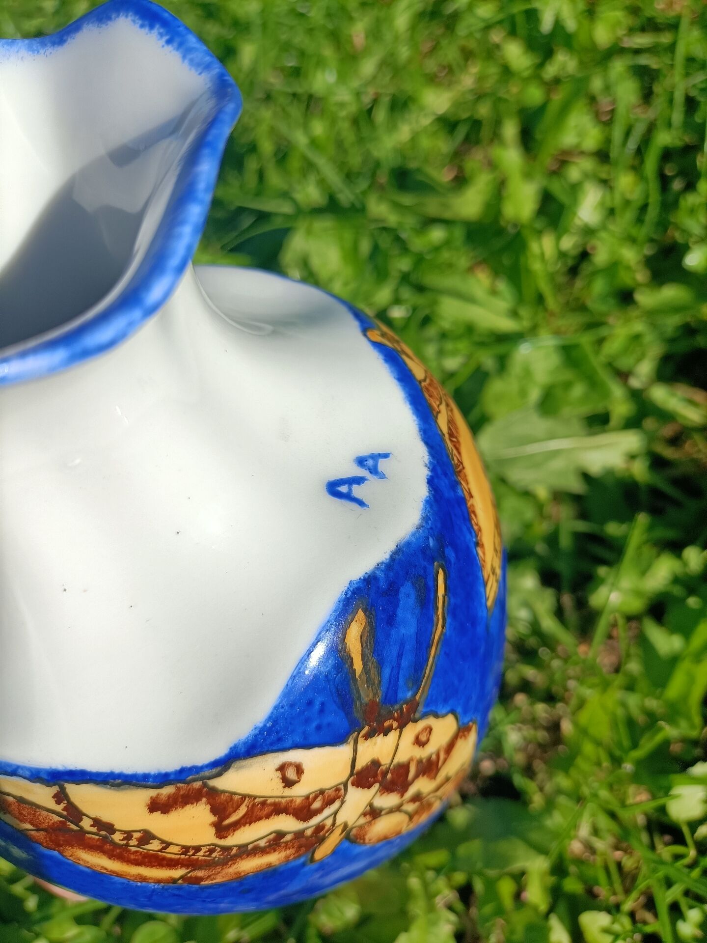 Vase Butterflies Limoges France