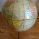 Small terrestrial globe world map of girard and barrère - year 60's