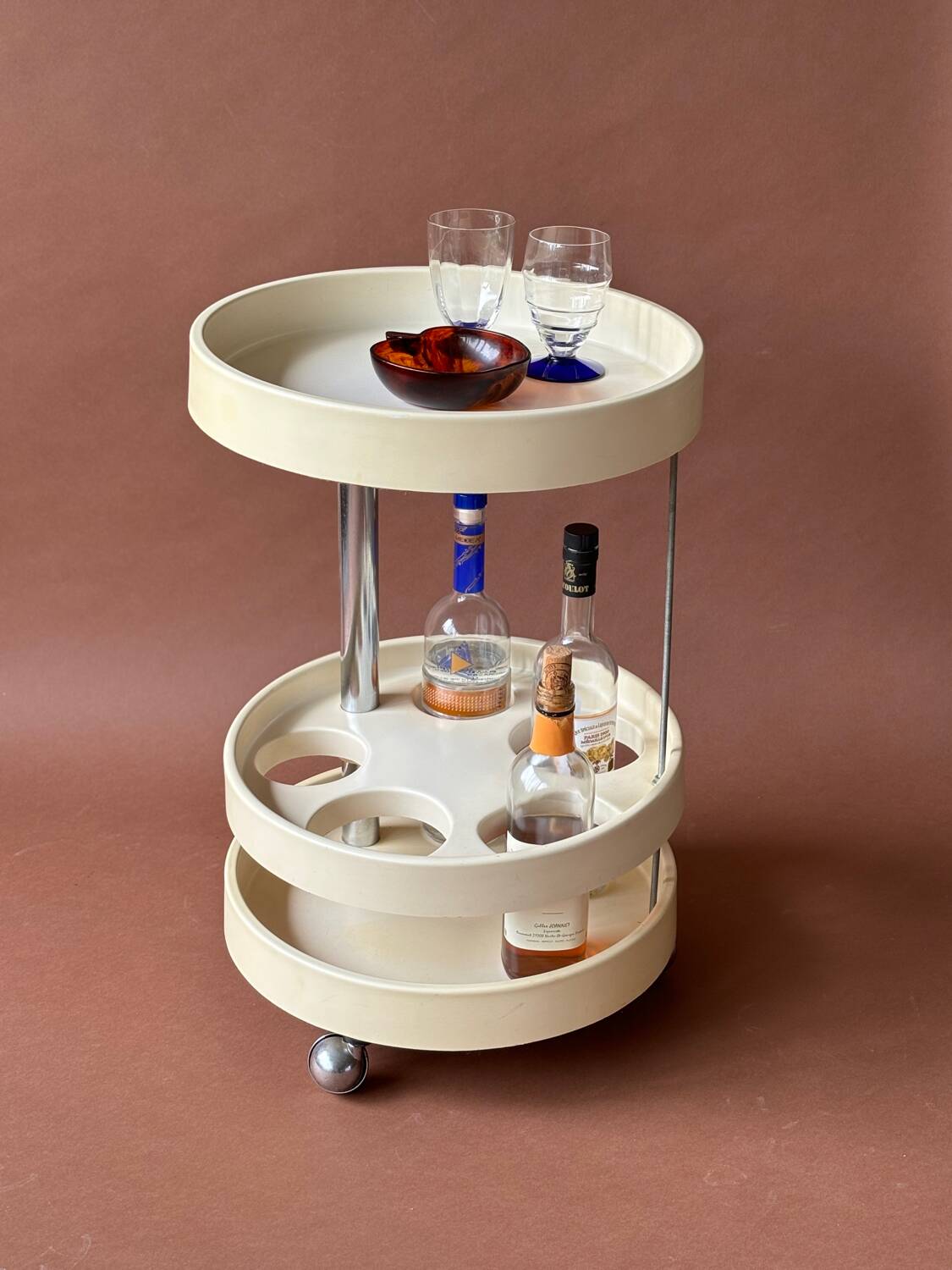 Space Age Mini Bar Trolley