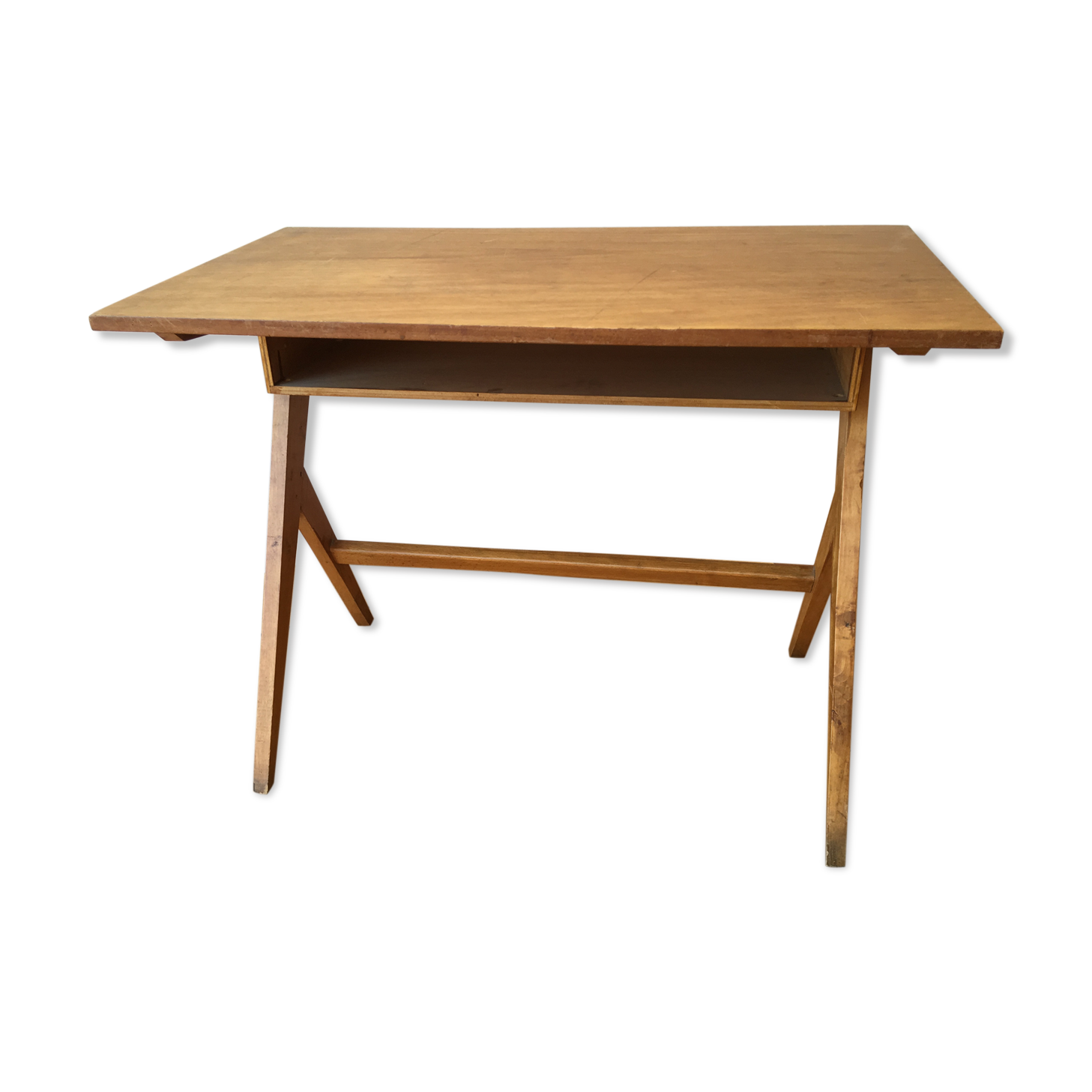 Bureau enfant pieds compas