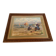 Grand tableau marine pêcheurs bateaux