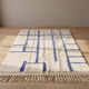 Large Berber rug 3/4 m