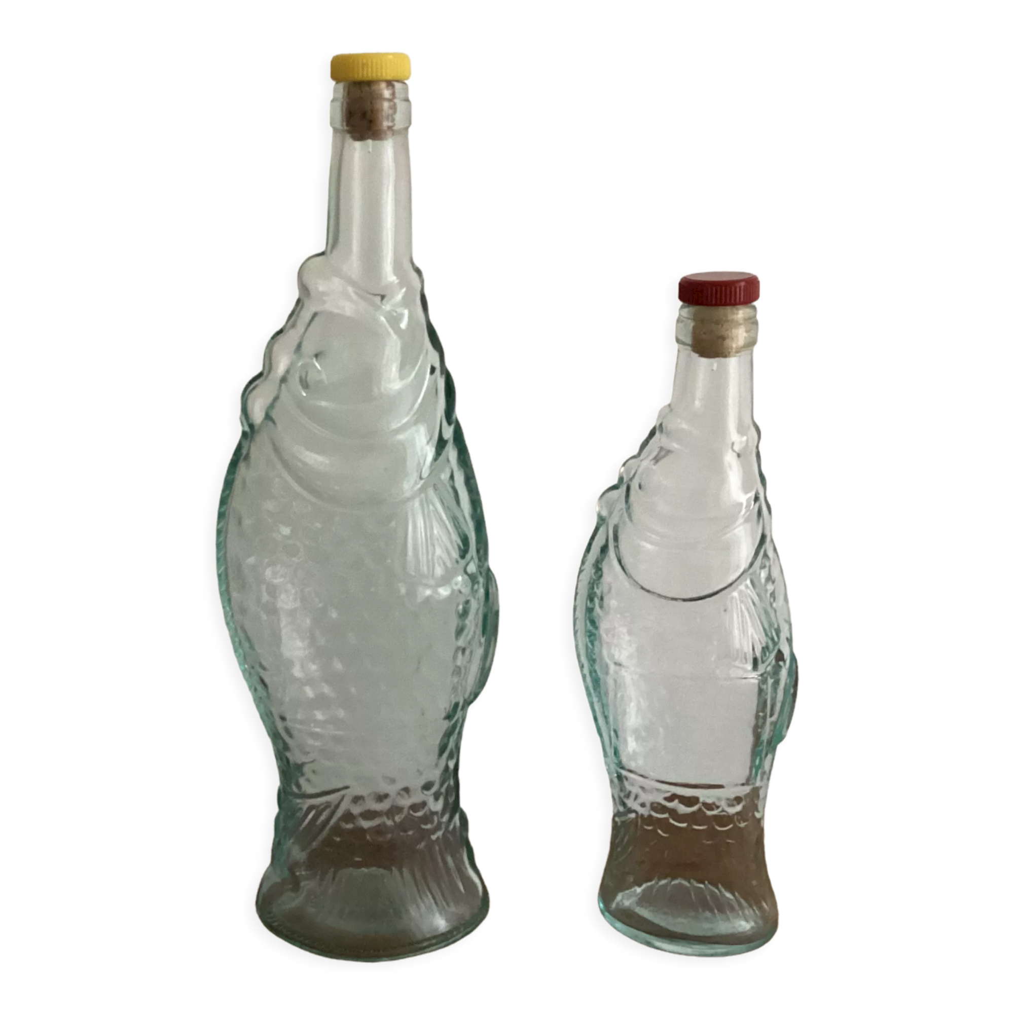 2 fish bottles