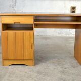 Bureau vintage en orme 1980