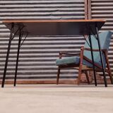 Black formica living room table 1970