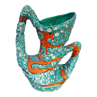 Vase vallauris fat lava