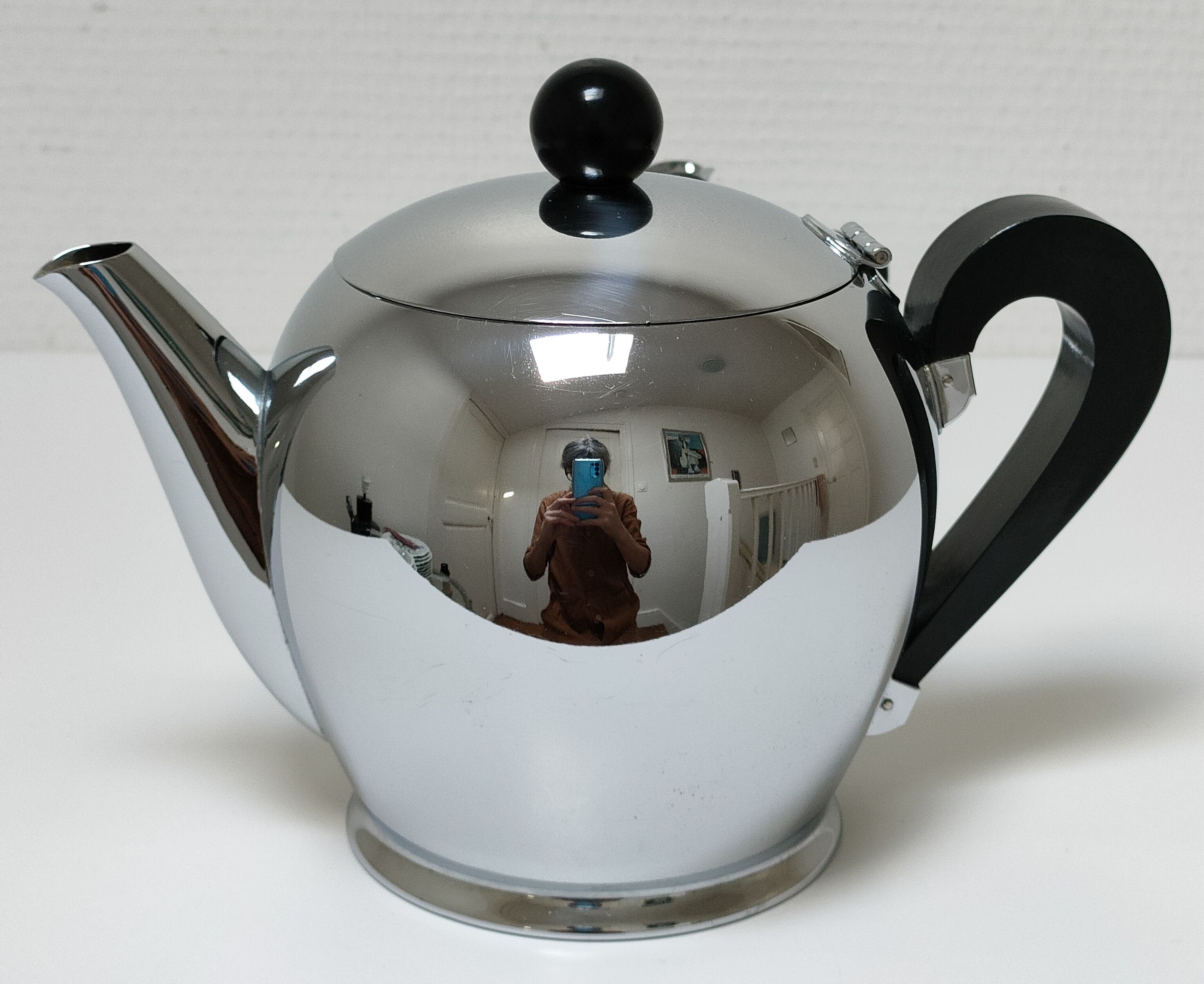Tea set "Bombé" Carlo Alessi vintage stainless steel