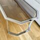 Table basse métal Chromé
