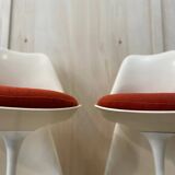 Série de 4 chaises tulip KNOLL vintage