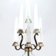 Floor lamp in bronze and crystal Sabino 1930