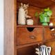Old wooden library