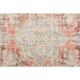 1970s Vintage Turkish Oushak Handmade Wool Cotton Red Area Rug 190x310