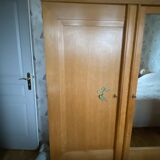 Vintage 1950 Oak Wardrobe – Large Capacity & Fully Dismantled