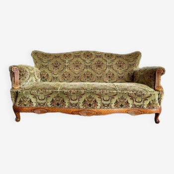 Vintage floral baroque armchair / sofa / sofa