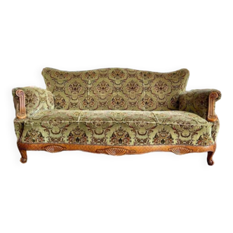 Fauteuil / canapé / canapé baroque floral vintage