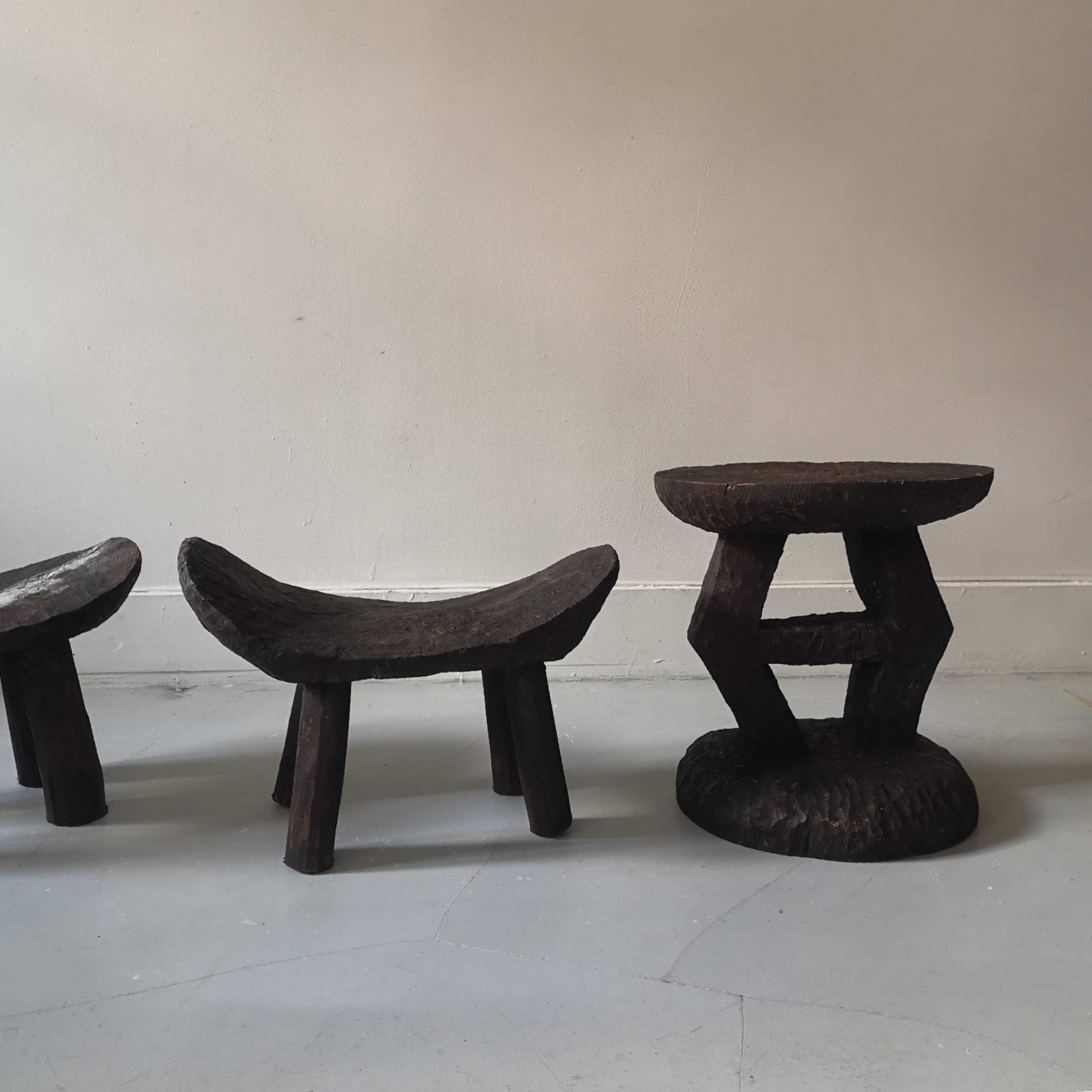 Wooden handmade yoga stool