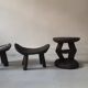 Wooden handmade yoga stool