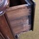 Curved Lyonnaise chest of drawers Louis XV period in solid walnut circa 1750