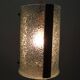 Suspension verre style lanterne vintage