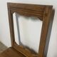 Solid oak chair for children
