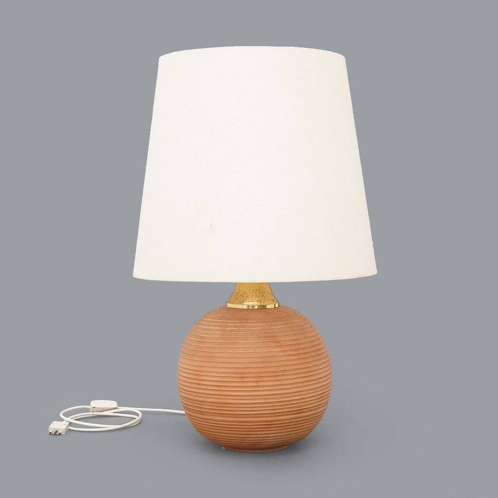 Ceramic table lamp by Ruggero Giangiacomi for La Bottega Il Punto, 1970s.