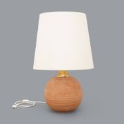 Ceramic table lamp by Ruggero Giangiacomi for La Bottega Il Punto, 1970s.