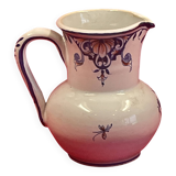 Malicorne Milk Jug, Rouen decor, Emile Tessier, 9 cm