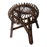 Rattan stool