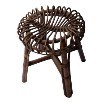 Rattan stool