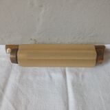 Brass art deco wagon wall lamp