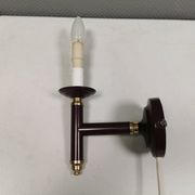 Wall lamp from Swedish Belid 1990s, in a beautiful aubergine purple colour.