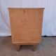 Bedside wood veneered, compass feet