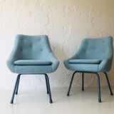 Paire de fauteuils 1960
