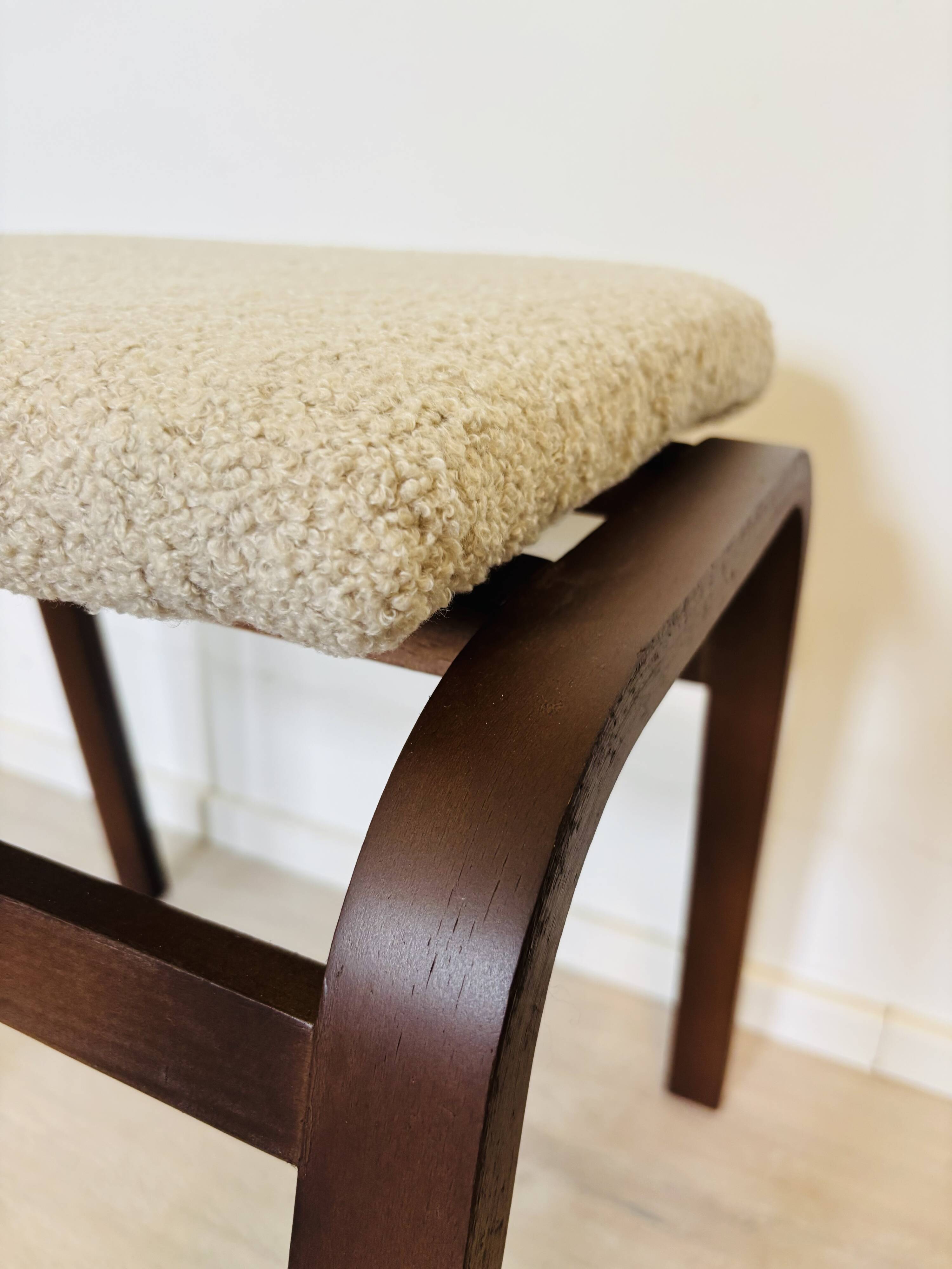 Vintage Ottoman by Ludvik Volak for Ton, Czechoslovakia 1960’s