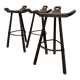 3 brutalist stool hats