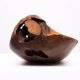 Large Carved Olive Wood Fruit basket 1970s