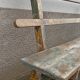 Old wooden bench with beautiful patina