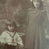 old photograph, brothers, Berchem, Belgium, early 20th century