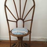 4 bamboo chairs