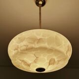 Art Deco Marble Glass Pendant Light