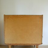 Vintage scandinavian style wooden dresser