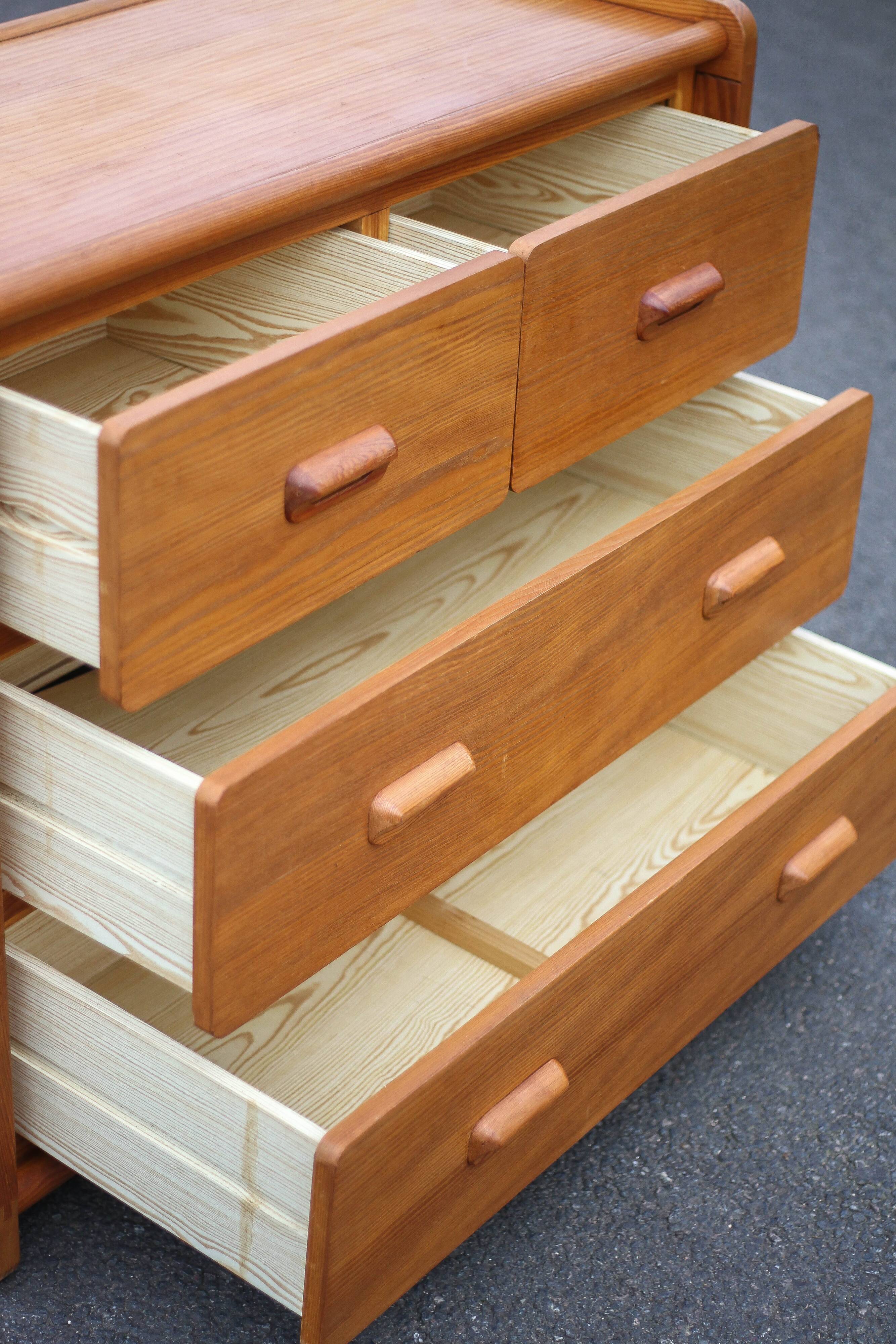 Vintage chest of drawers, pine assembly chest of drawers, Gautier chest of drawers, storage furniture, wooden furniture