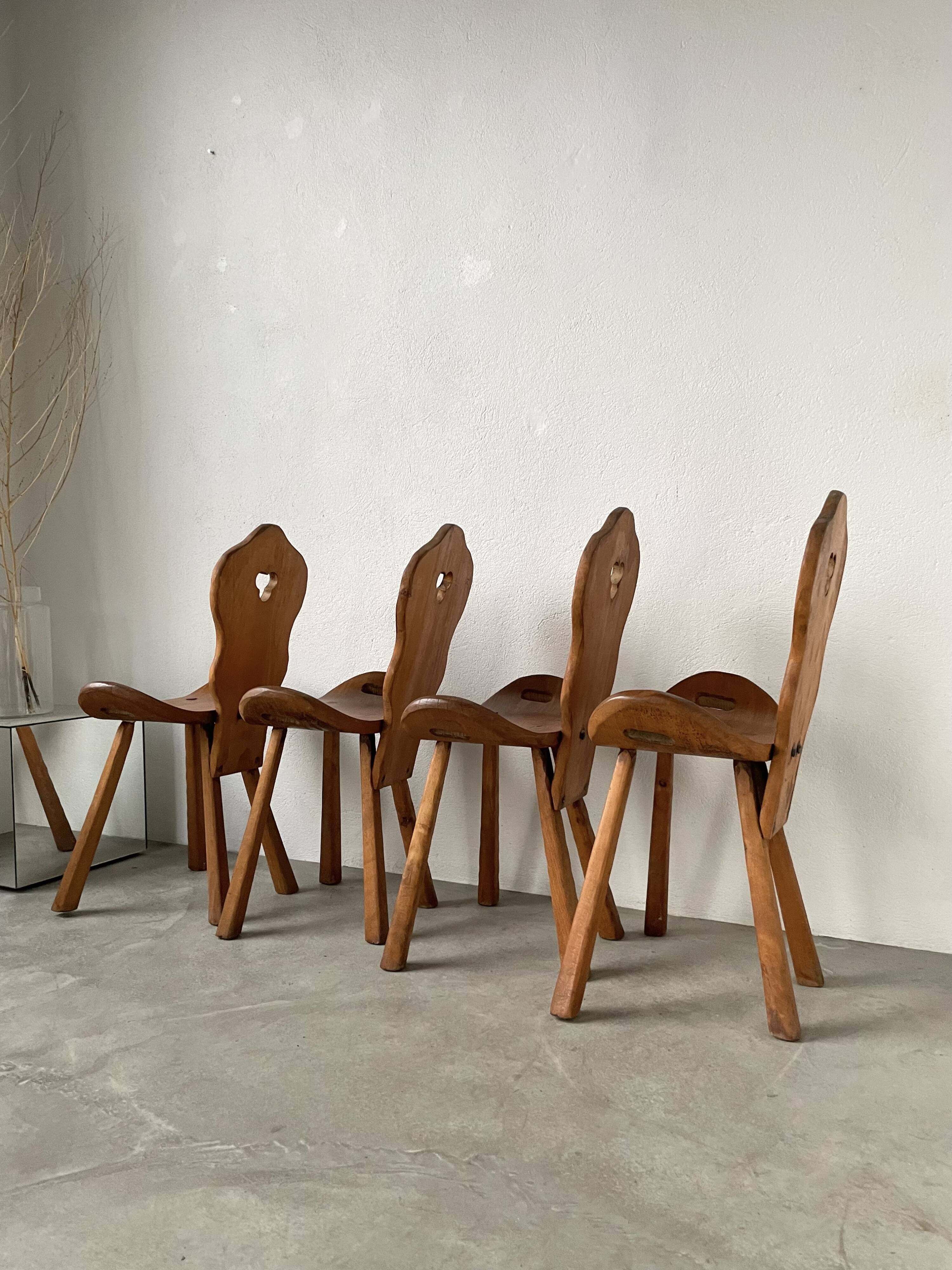 Oak mountain chalet chairs