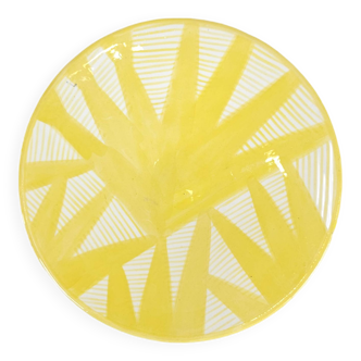 Medium plate - yellow PALM