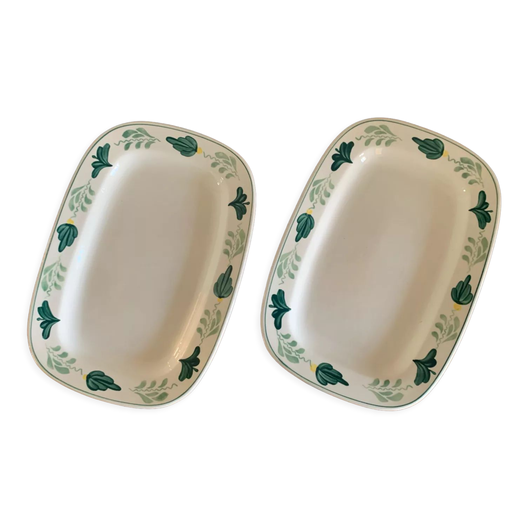 Pair of Royal Boch plates